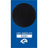 NFL Los Angeles Rams Blue Performance Series Xbox Series S Console Skin